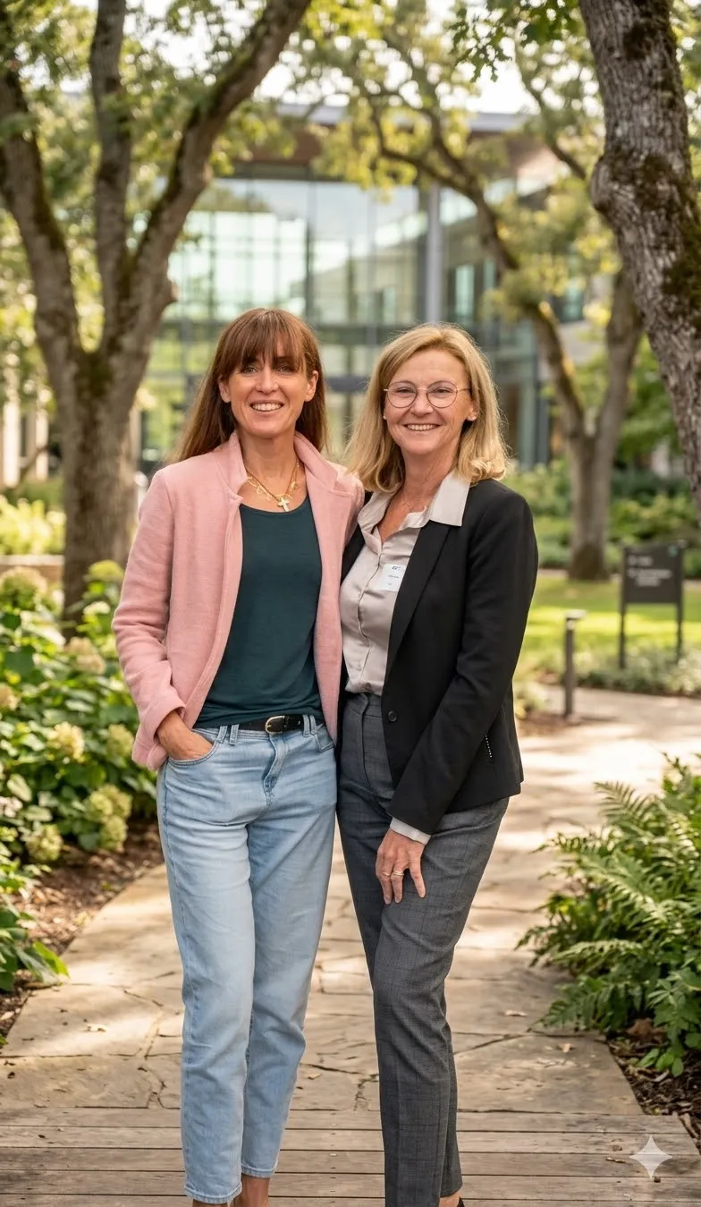Pauline Laurenson et Katia Pirard, créatrice du 8 à Table